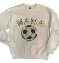 Load image into Gallery viewer, Soccer Ball Mama Patch Sweatshirts (Various Styles)