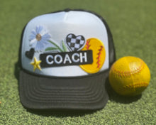 Load image into Gallery viewer, Softball Coach Trucker Cap