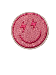 Smiley Face Iron On Patches