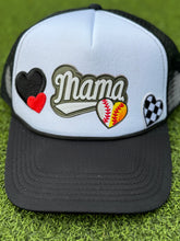 Load image into Gallery viewer, Mama of Both (Baseball &amp; Softball) Trucker Patch Cap