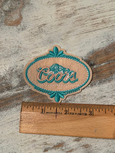 Coors Cowgirl Iron On Patches