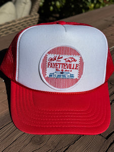 Fayetteville Arkansas Trucker Cap