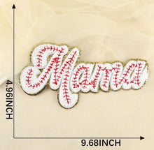 Load image into Gallery viewer, Large Chenille Mama Iron On Patch (Various Colors)