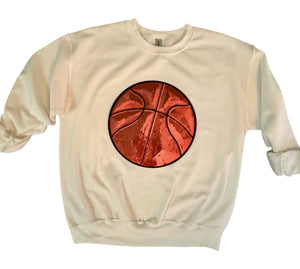 Sequin Basketball Sweatshirt (Various Colors)