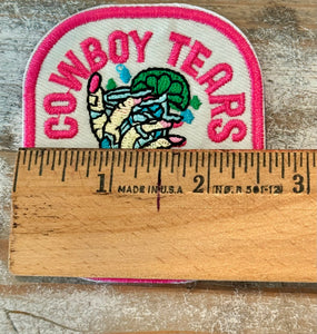 Cowgirl Iron On Patches