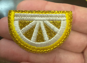 Lemon Iron On Patches