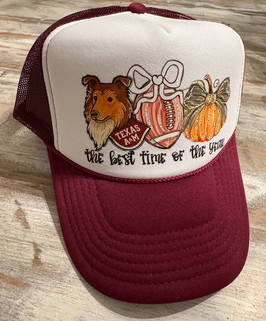 Aggies in the Fall Trucker Hat