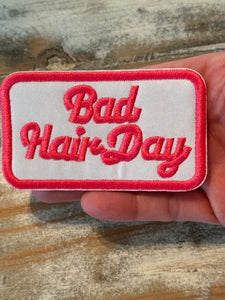 Bad Hair Day Iron On Patch