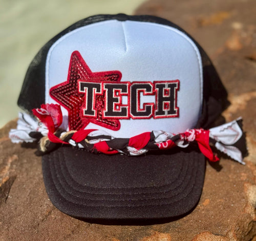 Youth Texas Tech Baseball Trucker Hat