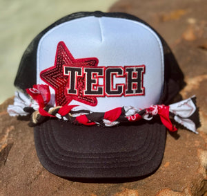 Youth Texas Tech Baseball Trucker Hat