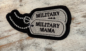 Military Mama Iron On Patch