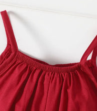 Load image into Gallery viewer, Red Baseball Romper