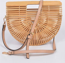 Load image into Gallery viewer, Bamboo Clutch Crossbody Purse