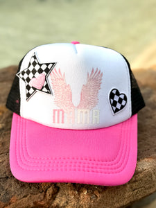 Mama is an Angel Trucker Hat