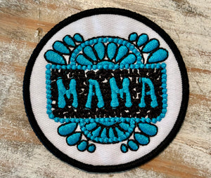 Mama Iron On Patches