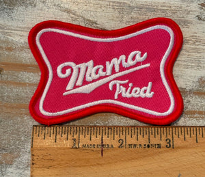 Mama Tried Iron On Patches