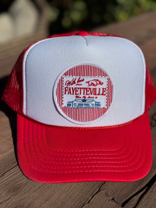 Fayetteville Arkansas Trucker Cap