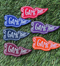 Load image into Gallery viewer, Game Day Pennant Iron On Patches