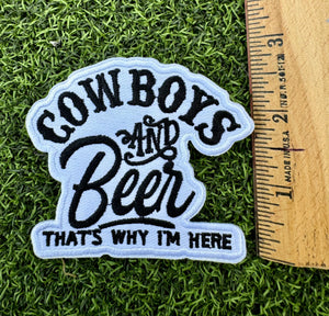 Beer Iron On Patches