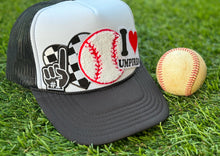Load image into Gallery viewer, Baseball Patch Trucker Hats (Various Options)