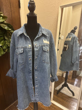 Load image into Gallery viewer, Bobcat Football Denim Shirt