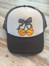Load image into Gallery viewer, Baseball &amp; Softball Cherry Trucker Hat