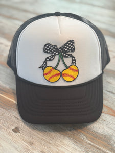 Baseball & Softball Cherry Trucker Hat