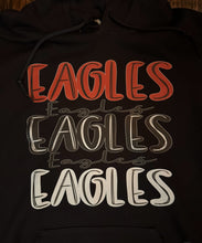 Load image into Gallery viewer, Black EAGLES Hoodie