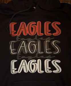 Black EAGLES Hoodie