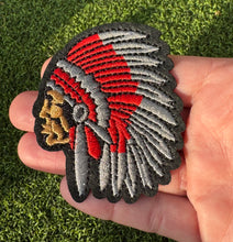 Load image into Gallery viewer, Warrior Indians Mascot Iron On Patch