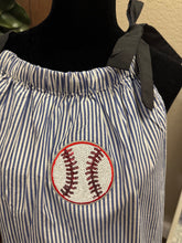 Load image into Gallery viewer, Sequined Baseball Halter Tie Tank Top