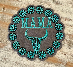 Mama Iron On Patches