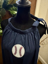 Load image into Gallery viewer, Sequined Baseball Halter Tie Tank Top