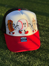 Load image into Gallery viewer, Old School Baseball Character Trucker Hat