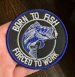 Fishing Iron On Patches