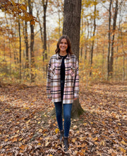 Load image into Gallery viewer, Pink Plaid Shacket