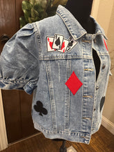 Load image into Gallery viewer, Poker Patch Denim Jacket