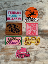 Load image into Gallery viewer, Yee Haw Iron On Patches (Various Color Options)