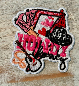 Howdy Honey Iron On Patches