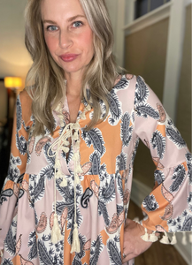 Paisley & Fringe Dress