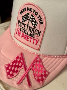 Take Me to the Racetrack Trucker Hat