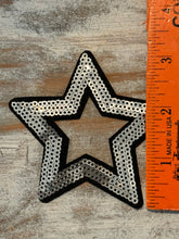 Load image into Gallery viewer, Metallic Star Iron On Patches