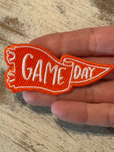 Load image into Gallery viewer, Game Day Pennant Iron On Patches