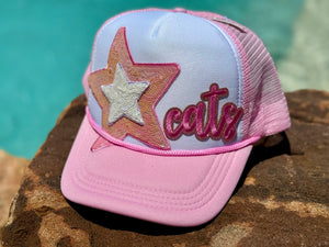 Pink Cats Trucker Hats