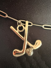 Load image into Gallery viewer, Silver Charm Golf Hat Chain