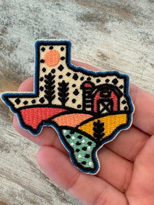 Texas Iron On Patches