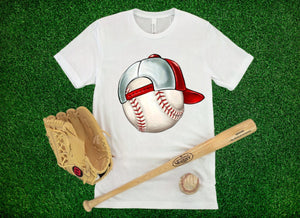 Baseball Cap YOUTH Sweatshirt or Tee (CUSTOMIZATION Optional)