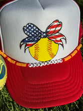 Load image into Gallery viewer, Softball &amp; Mom of Both BEAD CHAINS for Trucker Hats