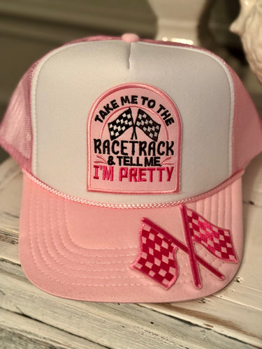 Take Me to the Racetrack Trucker Hat