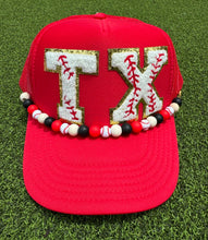 Load image into Gallery viewer, Texas Rangers Baseball Patch Trucker Caps